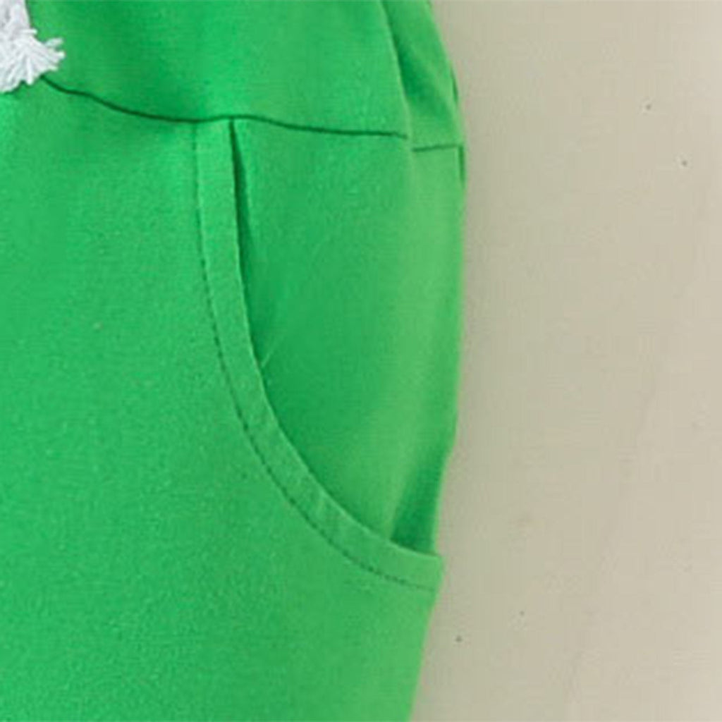 2-3 Years Spring Baby Boy Clothes Baby Clothes Toddler Kid Boy Clothes Colorblock Letter Graphic Tee Pants 2PC Summer Outfit Set Green