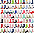 20 Pairs Baby Boy Girl Socks Wholesale Cotton Socks Bundle (Pattern at Random)