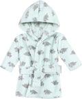 Unisex Baby Plush Animal Face Bathrobe, Triceratops, 0-9 Months