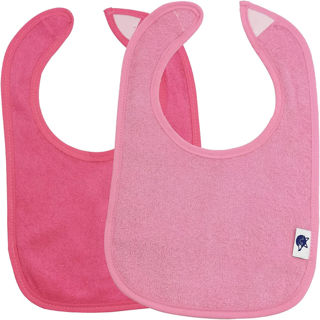 Waterproof Baby Bibs for Girls, Boy, Unisex Drool Bib Cotton Solid Knit Infant Feeding Bibs