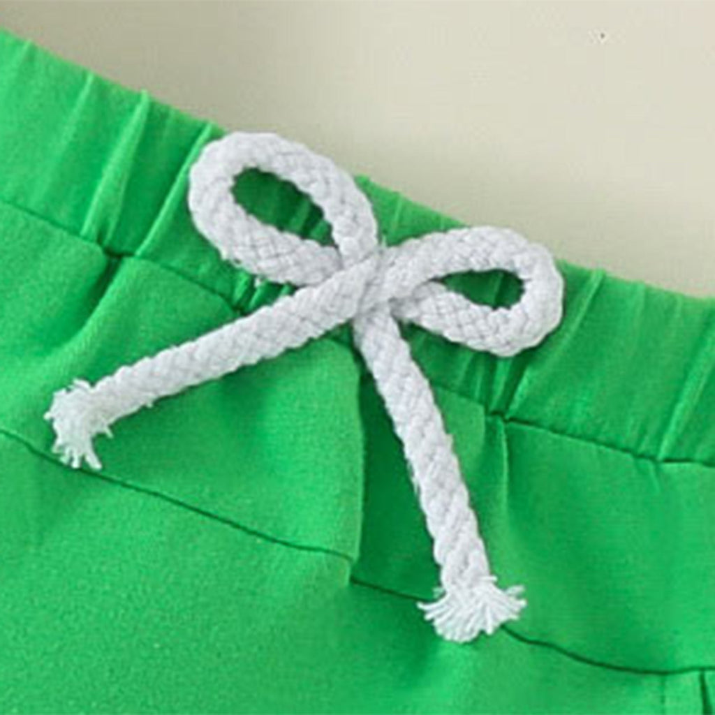 2-3 Years Spring Baby Boy Clothes Baby Clothes Toddler Kid Boy Clothes Colorblock Letter Graphic Tee Pants 2PC Summer Outfit Set Green