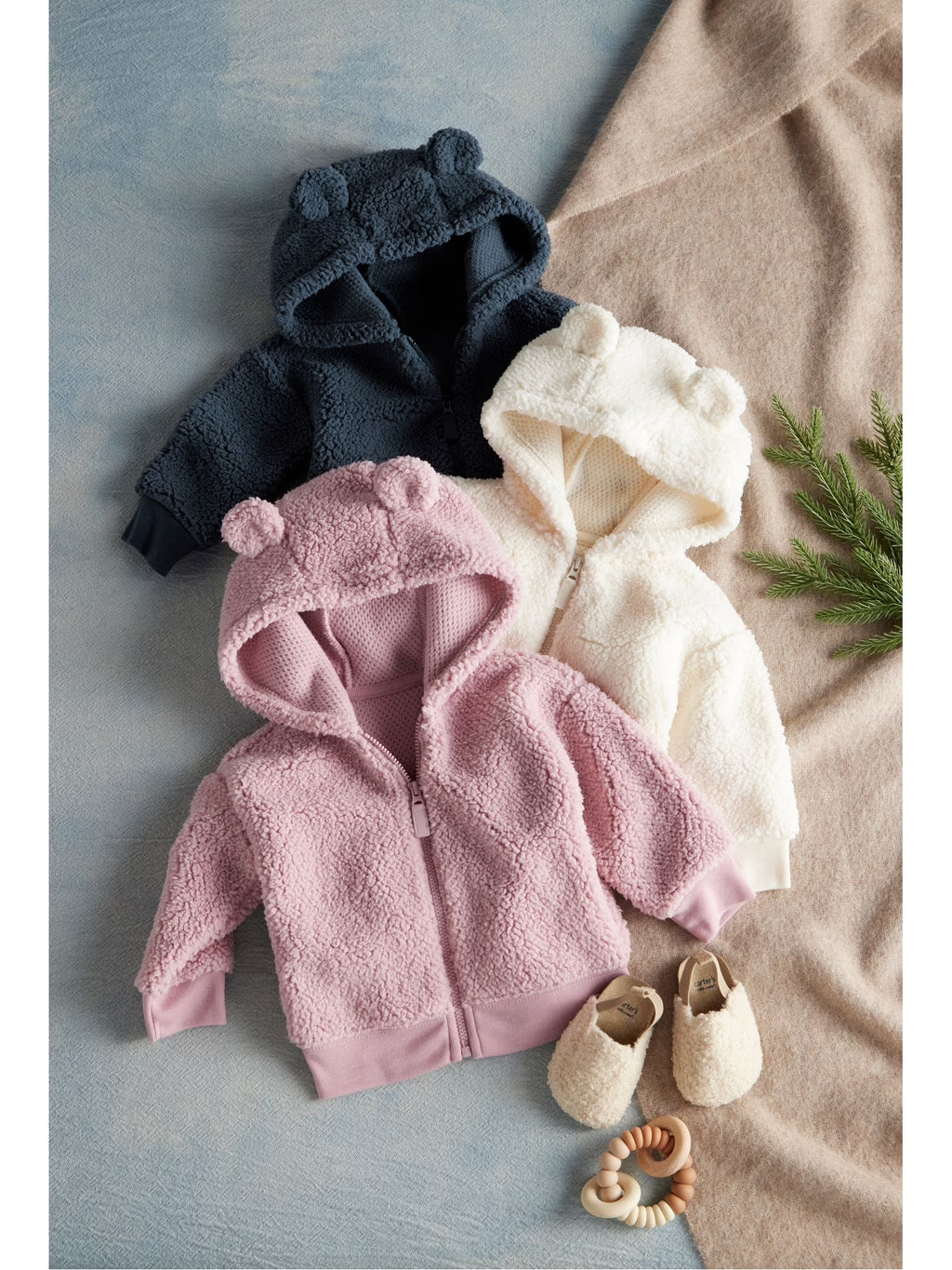 Baby Fleece Cardigan, Sizes Newborn-24 Months