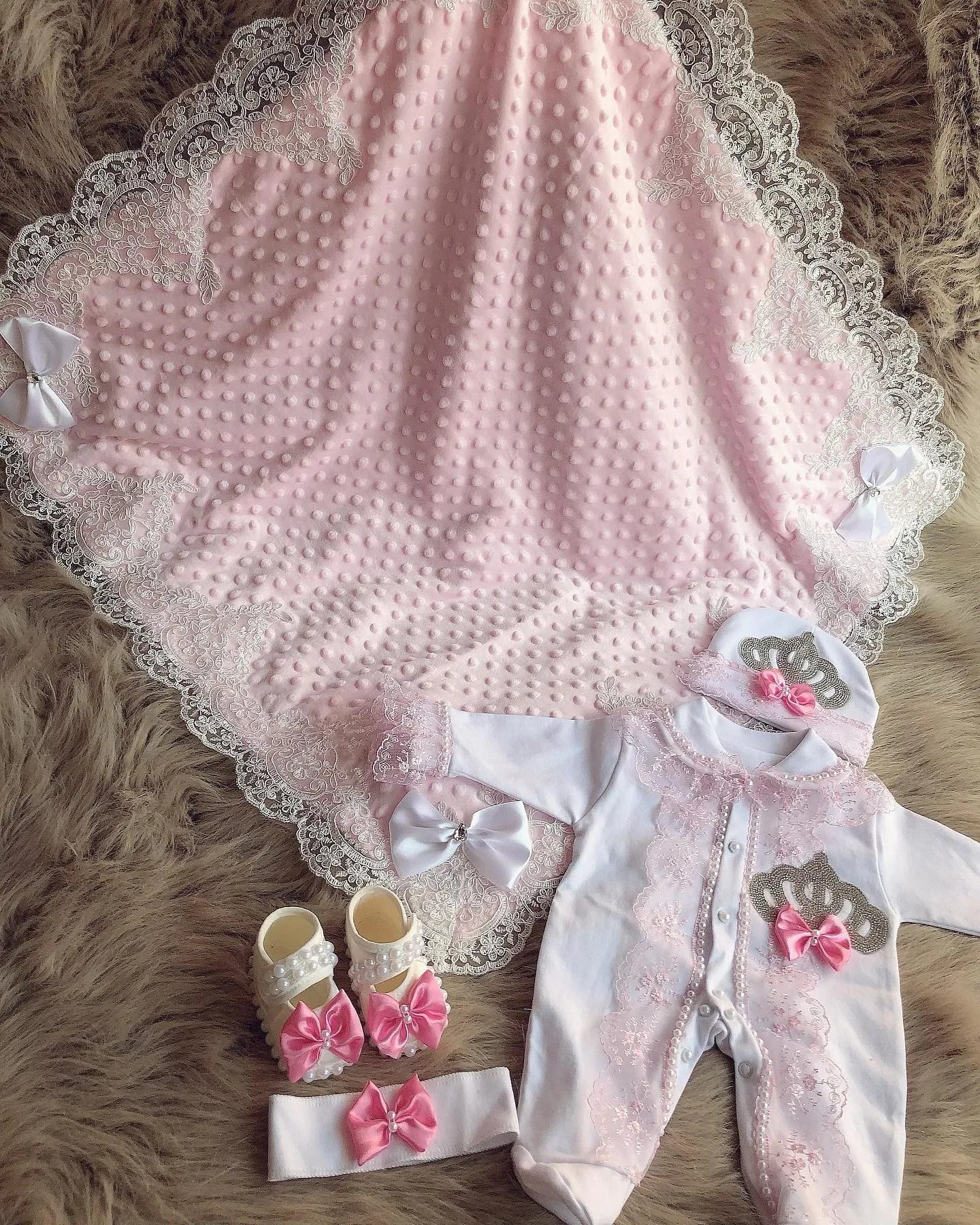 5Pcs Newborn Baby Boy Outfits Kids Clothing Real Cotton Infant0 Products Shirt Pants Mittens Receiving Blanket