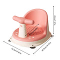 Baby Shower Chair Non Slip Infants Bath Seat Stool Adjustable Child Seat Baby Bathtub Toddler Shower Supplies Bath Accessories