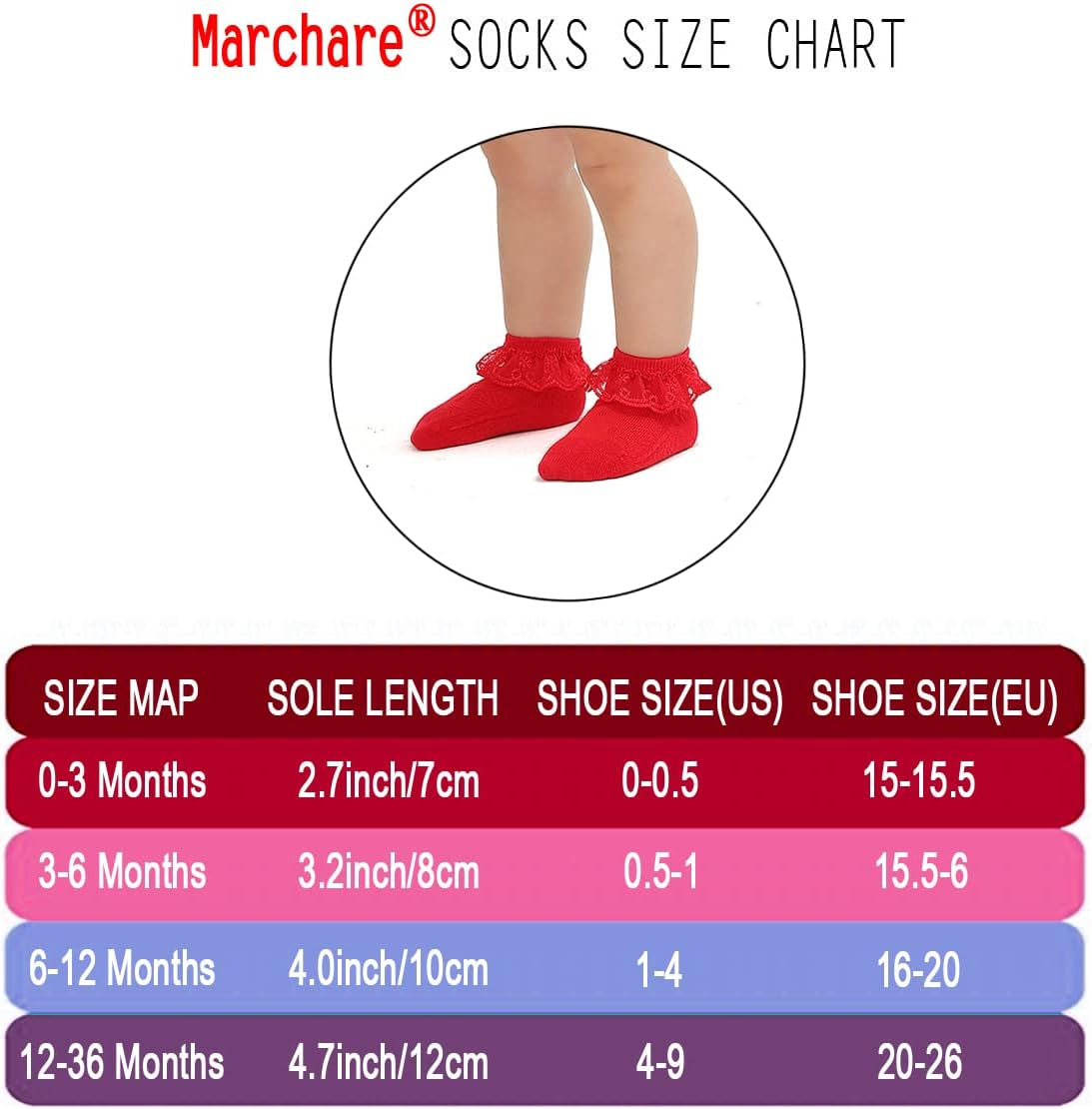 Baby Lace Socks 3 Pack