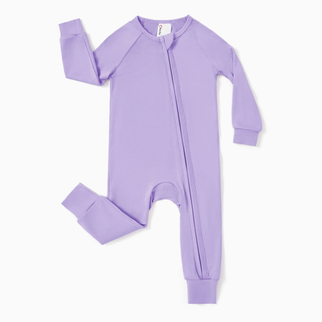 Pijamas De Bebé De Viscosa De Bambú, Ajustados, Sin Pies, Con Zíper, Para Dormir Y Jugar, Para Recién Nacida, Paquete De 2, De 3 a 6 Meses.