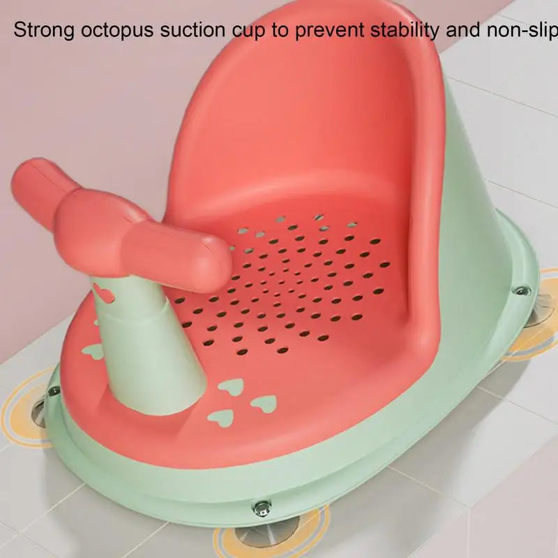 Baby Shower Chair Non Slip Infants Bath Seat Stool Adjustable Child Seat Baby Bathtub Toddler Shower Supplies Bath Accessories