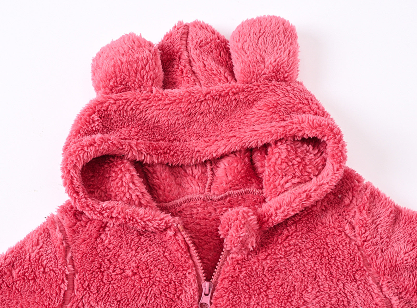 Baby Girls Boys Bear Warm Thick Snowsuit Hooded Coat Jumpsuit Warm Outwear for 18-24 Months