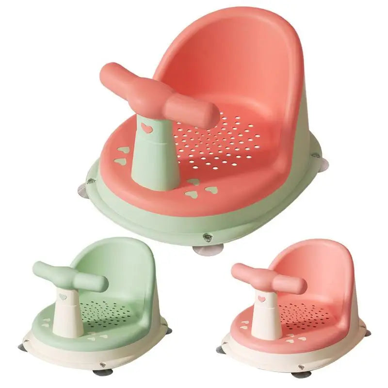 Baby Shower Chair Non Slip Infants Bath Seat Stool Adjustable Child Seat Baby Bathtub Toddler Shower Supplies Bath Accessories