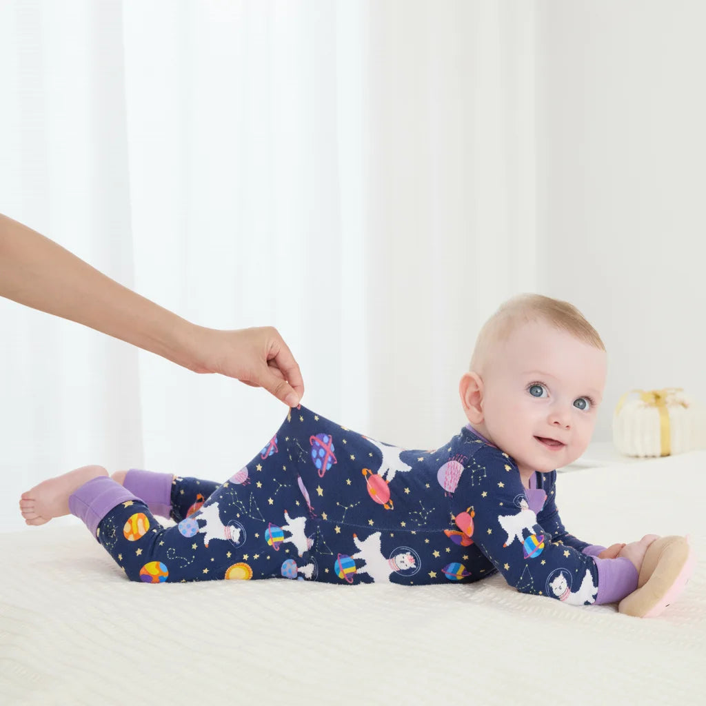 Pijamas De Bebé De Viscosa De Bambú, Ajustados, Sin Pies, Con Zíper, Para Dormir Y Jugar, Para Recién Nacida, Paquete De 2, De 3 a 6 Meses.